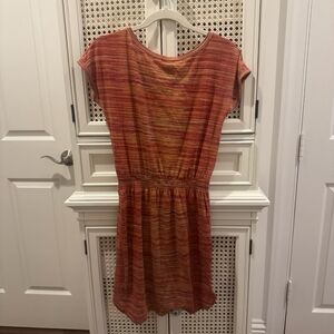 Elegant Multicolor Striped Dress